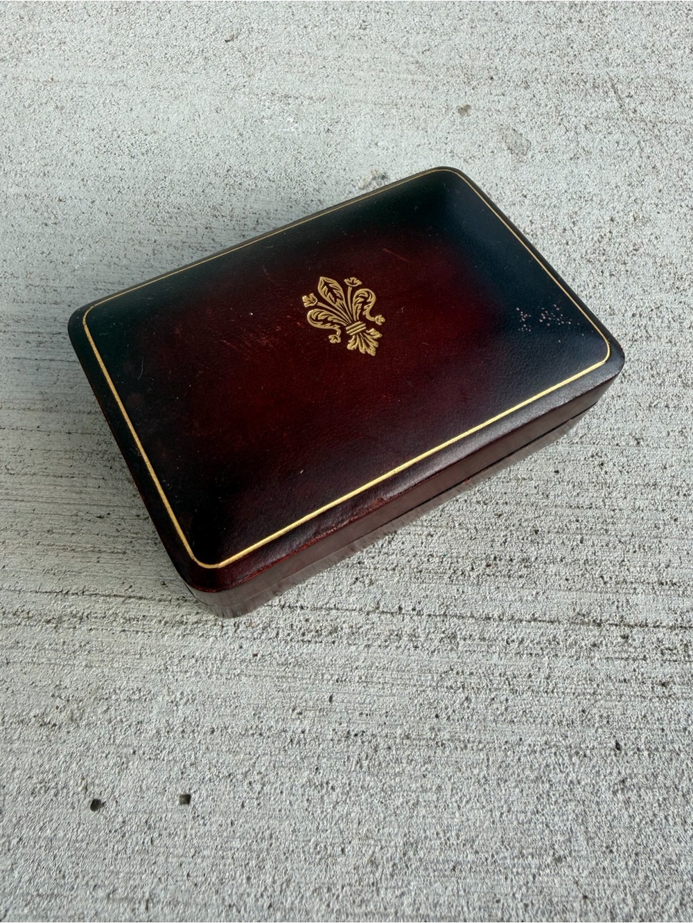 Vintage Scout Memorabilia Lot in Decorative Fleur-de-Lis Box